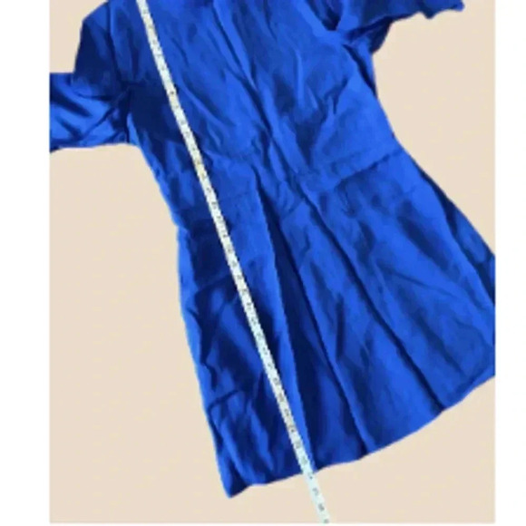 Reiss 3/4 Sleeve Cora Shift Dress - Blue - Picture 5 of 8